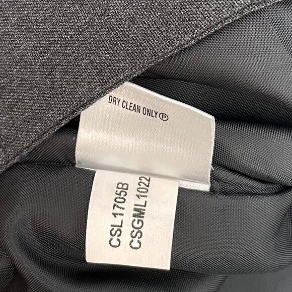 Calvin Klein Size 6 Charcoal Career Stretch Pencil Skirt Business Office Classic - Picture 8 of 11